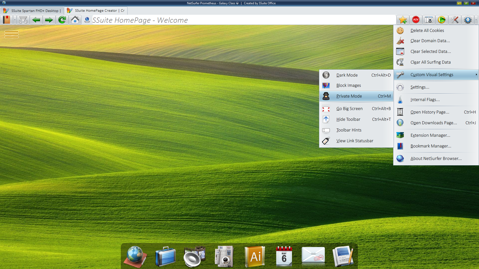 We have also added a “Private Mode” browsing function to ensure complete protection against personal data collection and tracking across website surfing.